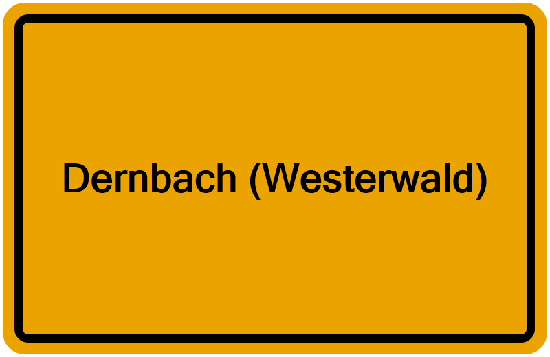 Handelsregisterauszug Dernbach (Westerwald)